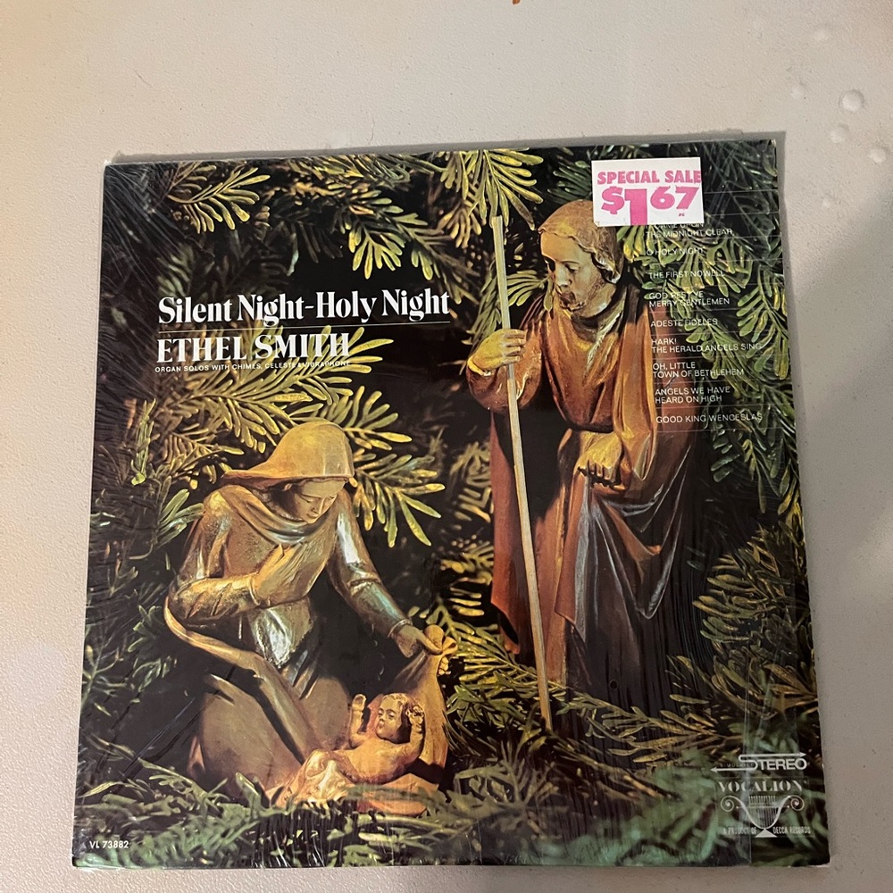 Ethel Smith Silent Night Holy Night Vinyl Album